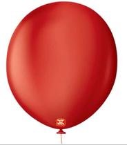 Balão 9 polegadas Latéx Liso Vermelho Cereja 50 unidades Balão 9 polegadas Latéx Liso Vermelho Cereja 50 unidades