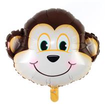 Balão Animal Metalizado Tema Macaco 16'' Polegadas - Macrozao