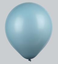 Balão Azul Acinzentado 8 Pol Pc 50 Un Festball 422611