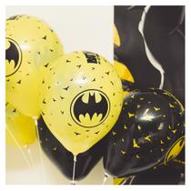 Balão Batman Geek - 9 Polegadas - 25 Unidades - Festcolor