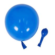 Balão Bexiga Azul Royal Liso Número 5 Polegadas Pequeno Para Festas 50 Unidades