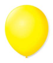 Balão bexiga bixiga de ar liso n.65 amarelo - Ideatex