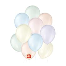 Balão Bexiga Candy Colors 25un Colorido Sortido 11" Festas