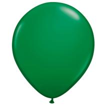 Balão Bexiga Fest Ball Redondo Liso 9 Polegadas 50 Unidades Verde Escuro