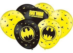Balão Bexiga Festa Batman Dc Heróis 23cm 9'' - 25 Unidades - Festcolor
