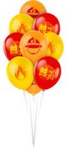 Balão Bexiga Festa Bombeiros Latex 9 C/ 25 Unid Decorado Decorado Balão Bexiga Festa Bombeiros Latex 9 C/ 25 Unid Decorado Decorado