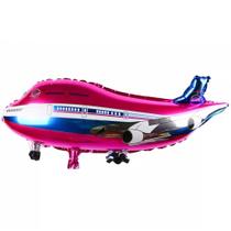 Balão Bexiga Forma De Avião Aeronave 80 cm Cores A Escolher - Rio Tijucas