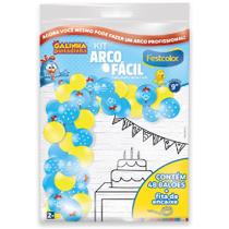 Balão Bexiga Galinha Pintadinha Kit Arco Fácil Decoração Aniversário - Festcolor