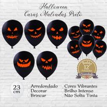 Balão Bexiga Halloween 10 Unid Premium Decoração Festas Eventos Balada