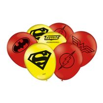 Balão Bexiga - Liga Da Justiça - 25 Unidades - Festcolor