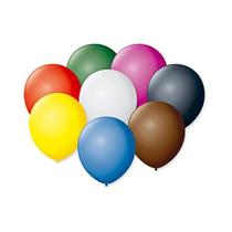 Balão Bexiga Lisa 9" Para Festas Aniversários Comemorações 25 Unidades - Várias Cores - Festcolor
