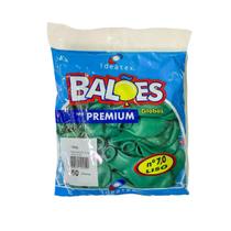 Balão Bexiga Liso Cores Premium N7 C/ 50 Unidades - Ideatex