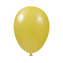 Balão Bexiga Liso Festa Decoração 6,5 Pol. Amarelo C/ 50 Un