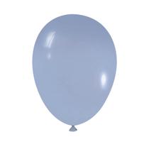 Balão Bexiga Liso Festa Decoração 6,5 Pol. Azul Claro 50Un