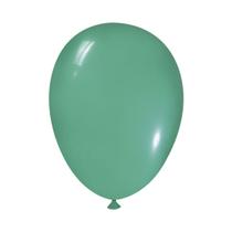 Balão Bexiga Liso Festa Decoração 6,5 Pol. Verde C/ 25Un