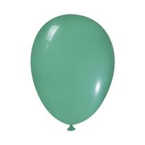 Balão Bexiga Liso Festa Decoração 6,5 Pol. Verde C/ 25Un