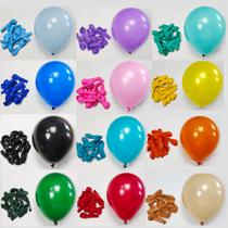 Balão Bexiga Liso Festa Decoração 6,5 Polegadas C/ 50 Und