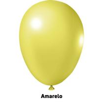 Balão Bexiga Liso Festa Decoração 7 Pol. Amarelo C/ 50 Un Balão Bexiga Liso Festa Decoração 7 Pol. Amarelo C/ 50 Un