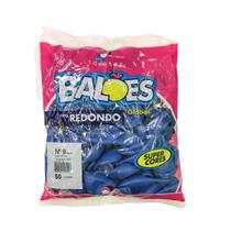 Balão Bexiga Liso N9 C/ 50 Unidades - Ideatex