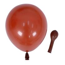 Balão Bexiga Marrom Liso Número 5 Polegadas Pequeno Para Festas 50 Unidades - Festball