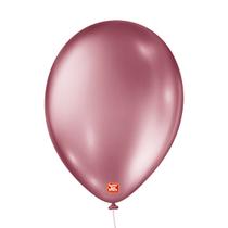 Balão Bexiga Metalizada 25un Nº9" Várias Cores Festa