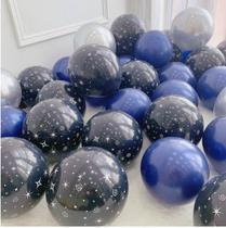 Balão Bexiga Metalizada Estrelas Astronauta Festa Infantil