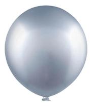 Balão Bexiga Metalizado 16 Polegadas - Gigante - 10 Unid Pra