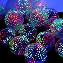 Balão Bexiga Neon Com Bolinhas 12 Polegadas