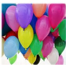 Balão Bexiga nº 6,5 liso tipo Ideatex 300 unidades cores sortidas - Produto Nacional