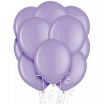 Balão Bexiga para Festa Aniversário 9 polegadas 50 unidades