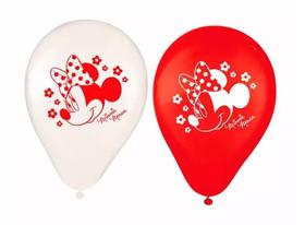 Balão Bexiga Personalizada da Minnie N 9- 25 unidades - Alua festas