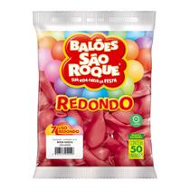 Balão Bexiga São Roque Liso 7 Polegadas Redonda C/50 Rosa Shock 106148550 Balão Bexiga São Roque Liso 7 Polegadas Redonda C/50 Rosa Shock 106148550