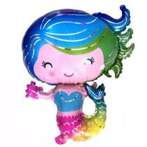 Balão Bexiga Sereia Metalizado Sortidos