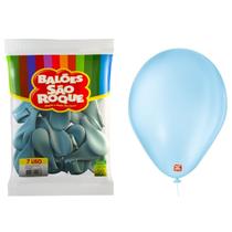 BALÃO/ BEXIGAS N.070 AZUL BABY PCT.C/50 unidades- SÃO ROQUE BALÃO/ BEXIGAS N.070 AZUL BABY PCT.C/50 unidades- SÃO ROQUE