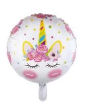 BALAO BOLA UNICÓRNIO - BRANCO - 45 CM - 1 unidade BALAO BOLA UNICÓRNIO - BRANCO - 45 CM - 1 unidade