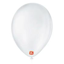 Balão Branco Polar Nº 9 - Kit 50 Unidades - São Roque