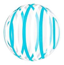 Balão Bubble 20 Com Listras Coloridas