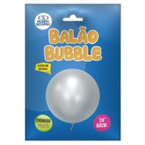 Balão Bubble 24 - Cromado Prata