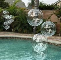 Balão Bubble Bobo 11" (28 cm) 18" (45 cm) e 24" (60cm) Polegadas Decoração Festa Transparente