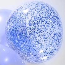 Balão Bubble com Enfeite de Estrelas