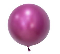 Balão Bubble Cromado Pink 24" (60cm) - Mundo Bizarro