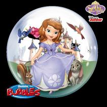 Balão Bubble Princesa Sofia 22 Pol Qualatex 65577