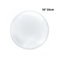 Balão Bubble Transparente - 10" 25cm - 1 unidade - Bobo Balloon