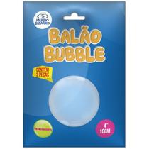 Balao bubble transparente 10cm mundo bizarro