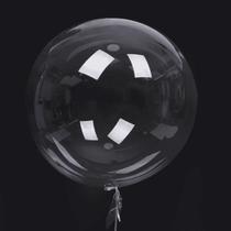 BALÃO BUBBLE TRANSPARENTE 18" (45 cm) - ART-LATEX - 1 unidade