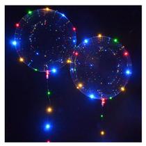 Balão Bubble Transparente com LED Colorido 18" 45cm