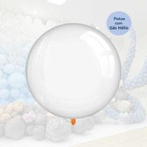 Balão Bubble - Transparente com Válvula - 45 cm x 45 cm - BR Festas - Valor Unitário
