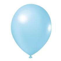 Balão Candy Pastel Matte Azul nº9 23cm - 25 Unidades