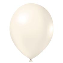 Balão Candy Pastel Matte Marfim nº9 23cm - 25 Unidades - Balões Joy
