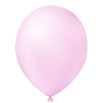 Balão Candy Pastel Matte Rosa nº9 23cm - 25 Unidades